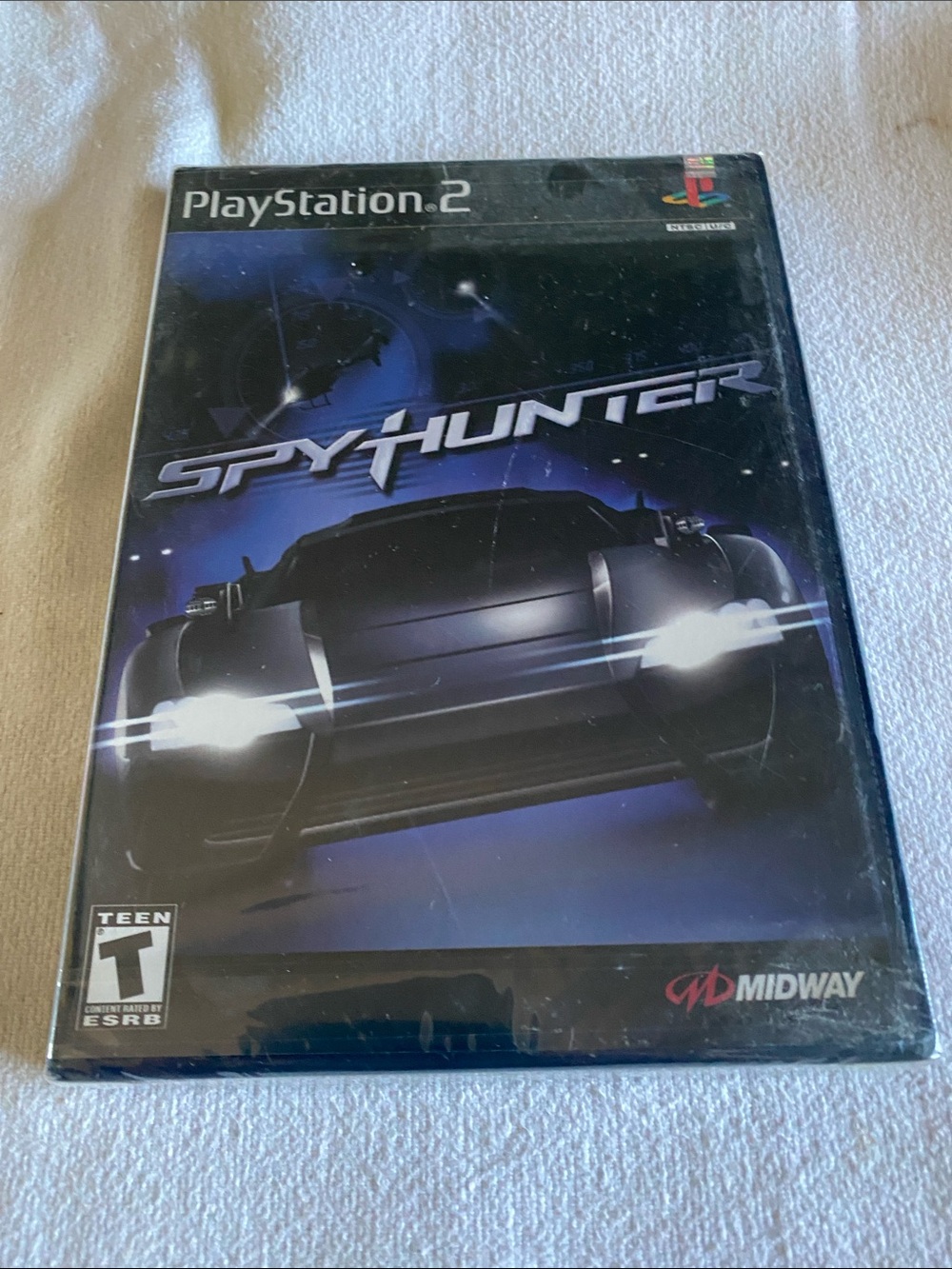 New. Sealed.  SpyHunter (PlayStation 2) - Black & Blue Cover